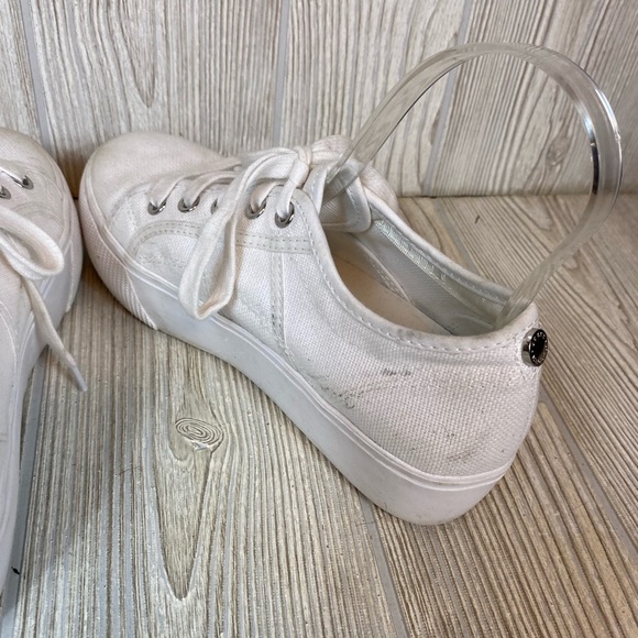 Steve Madden Women's Emmi Platform Lace-Up‎ Sneakers Sz 6.5 - Picture 4 of 11